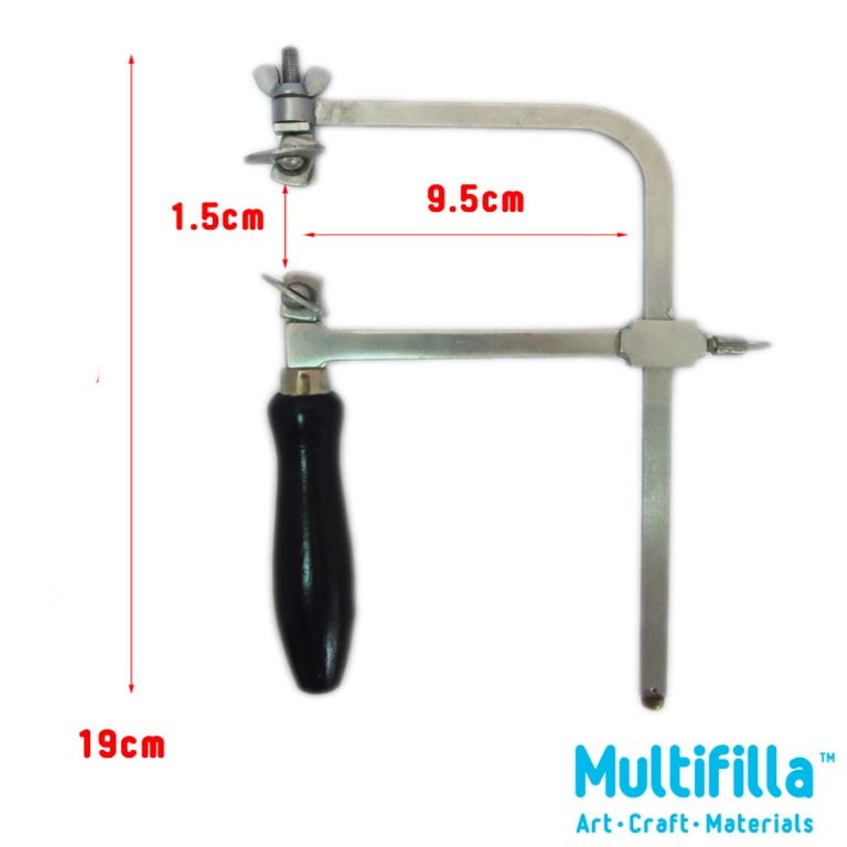 Adjustable German Saw Frame 3.5" with Tension Screw Multifilla