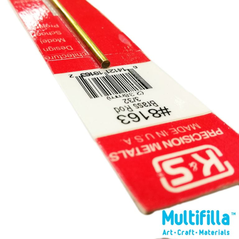 Round Brass Rod 3/32 x 12"(L) Multifilla