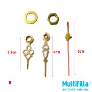 Clock Mechanism 11.5mm Shaft - Multifilla