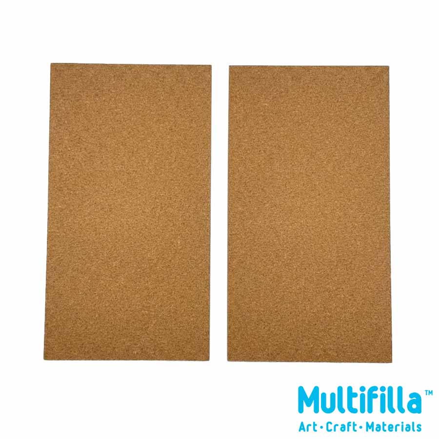 Multifilla - Cork Sheet 2pcs - 15cm x 30cm x 1mm(T) (88101635) B