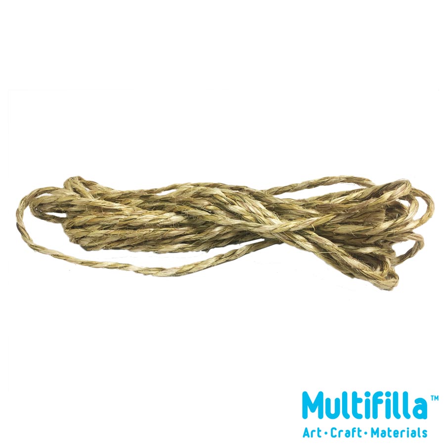 Multifilla- Manila Rope 4mm x 10m (88103429)- Compressed