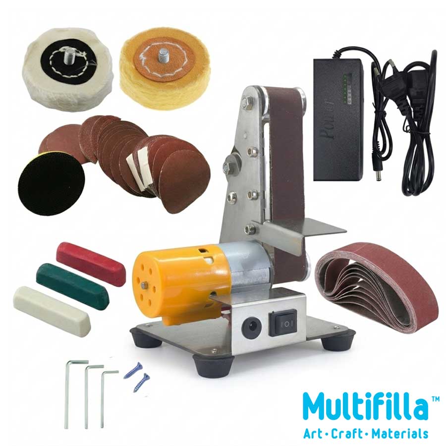 Multifilla - Mini Electric Belt Sander with Accessories - 2026 (88104269) Set