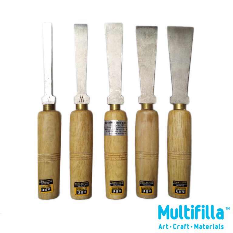 MuJingFang Chinese Chisels HSS Set of 5pcs Multifilla