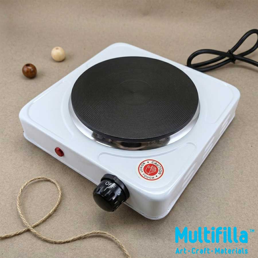 Multifilla - Portable 1000W Single Hotplate (9555801301463) - White