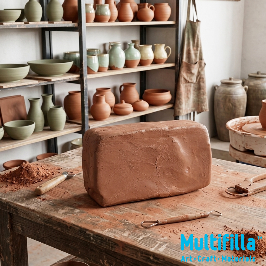 Multifilla - Red Pottery Clay 10kg (88101809)B