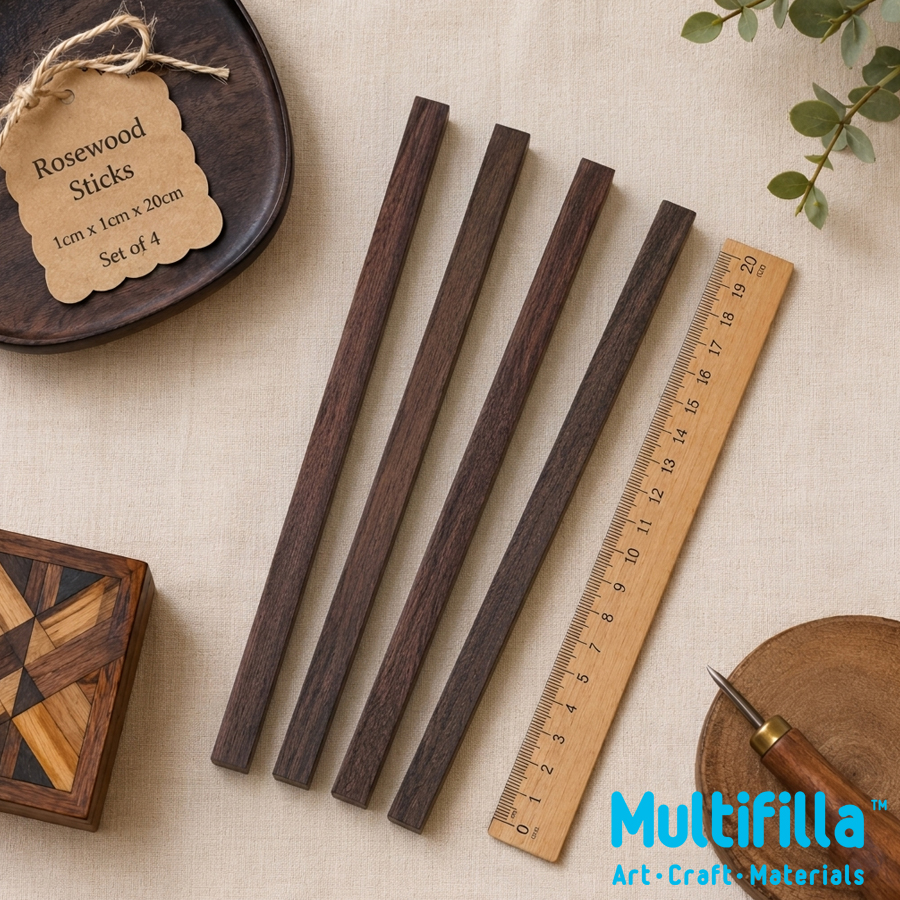 Multifilla - Rosewood Sticks 4pcs - 1cm± x 1cm± x 20cm(L) (8801297) C