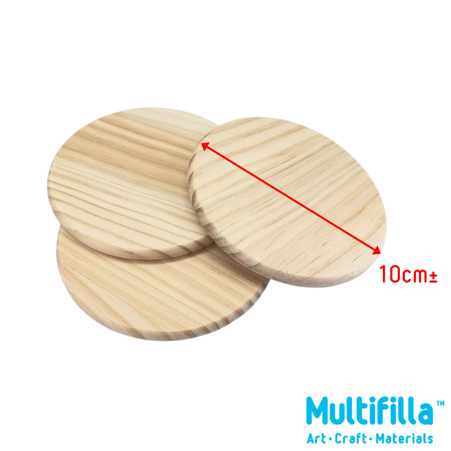Multifilla - Turkish Pine Disc 3pcs - 10cm(dia.) x 7mm(T) (8800759)